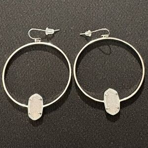 Kendra Scott Silver Hoop Earrings